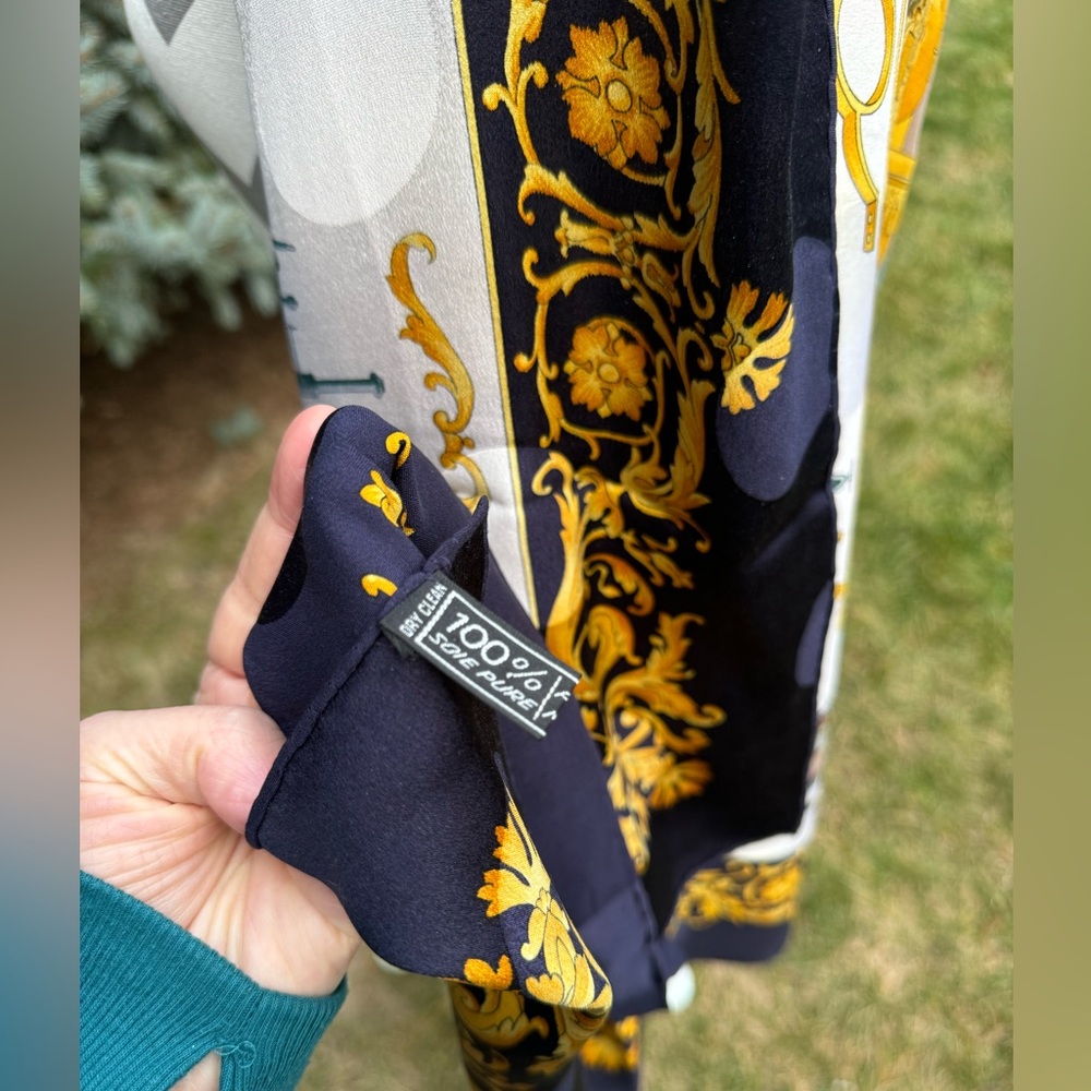 Celine train silk scarf - Picture 8 of 12